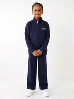 True Religion Boys Navy Blue Solid Regular Fit Sweatpant