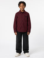 True Religion Boys Wine Solid Regular Fit Shirt