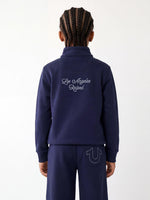 True Religion Boys Navy Blue Solid Regular Fit Sweatshirt