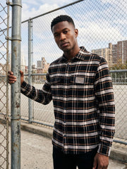 True Religion Black Regular Fit Checked Shirt