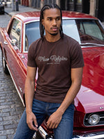 True Religion Coffee Regular Fit Solid Pure Cotton Tshirt