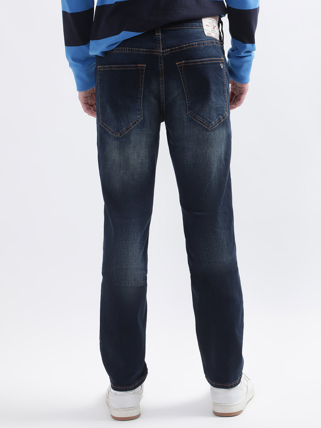 Men sn rocco skinny fit medium wash jeans