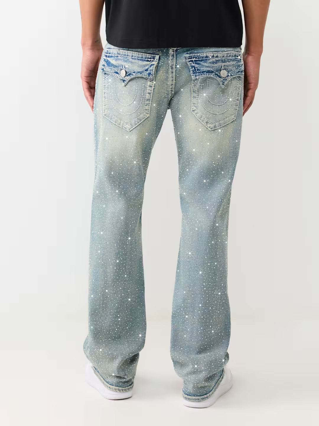 Men blue billy big t bootcut fit jeans