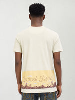 True Religion Men Beige Printed Regular Fit T-Shirt