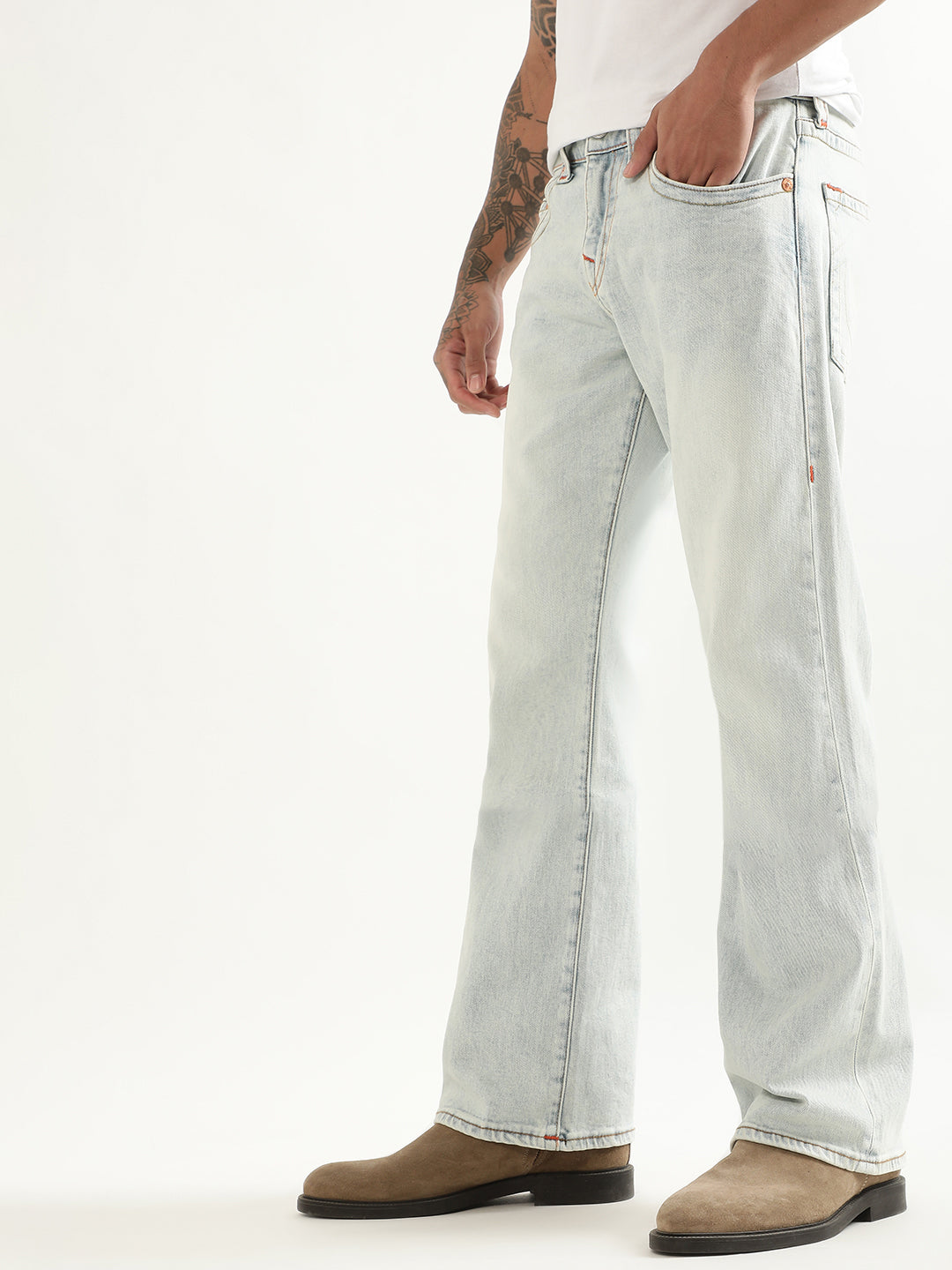 Men sn billy regular fit light wash jeans