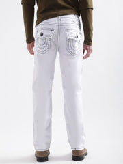 True Religion Men Super T Ricky Straight Fit Mid Rise Jeans