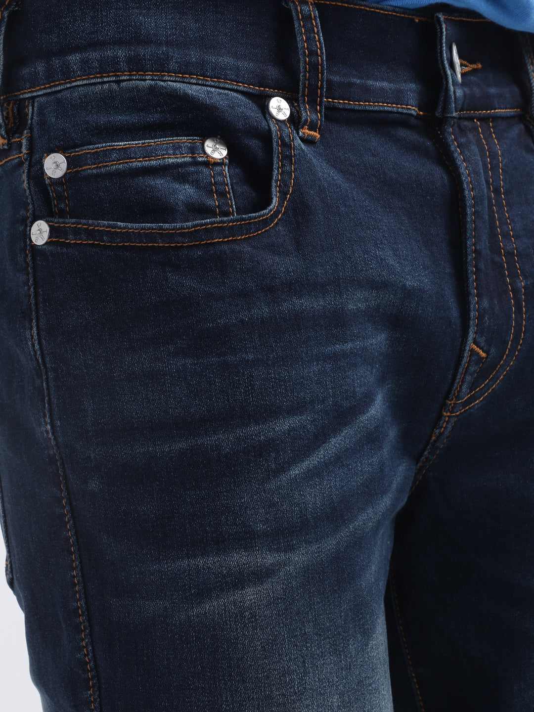 Men sn rocco skinny fit medium wash jeans