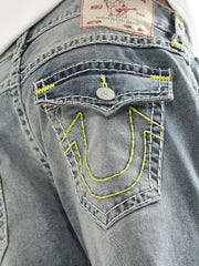 True Religion Men Super T Rocco Skinny Fit Light Wash Jeans