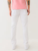 True Religion Men White Skinny Fit Solid Jeans