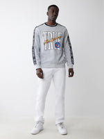 True Religion Men White Straight Fit Solid Jeans