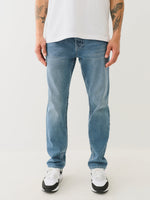 True Religion Men Blue Slim Fit Washed Jeans