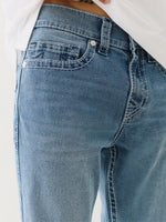 True Religion Men Blue Slim Fit Washed Jeans