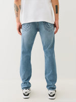 True Religion Men Blue Slim Fit Washed Jeans
