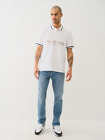 True Religion Men Blue Slim Fit Washed Jeans