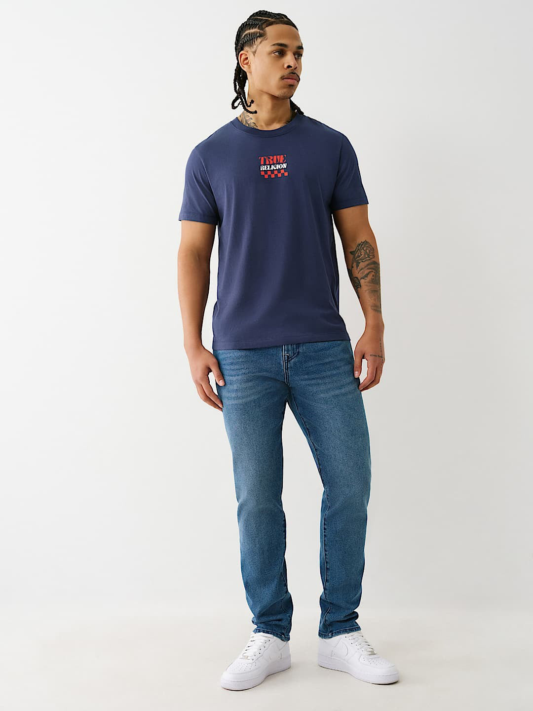 True Religion Men Blue SN Rocco Jeans