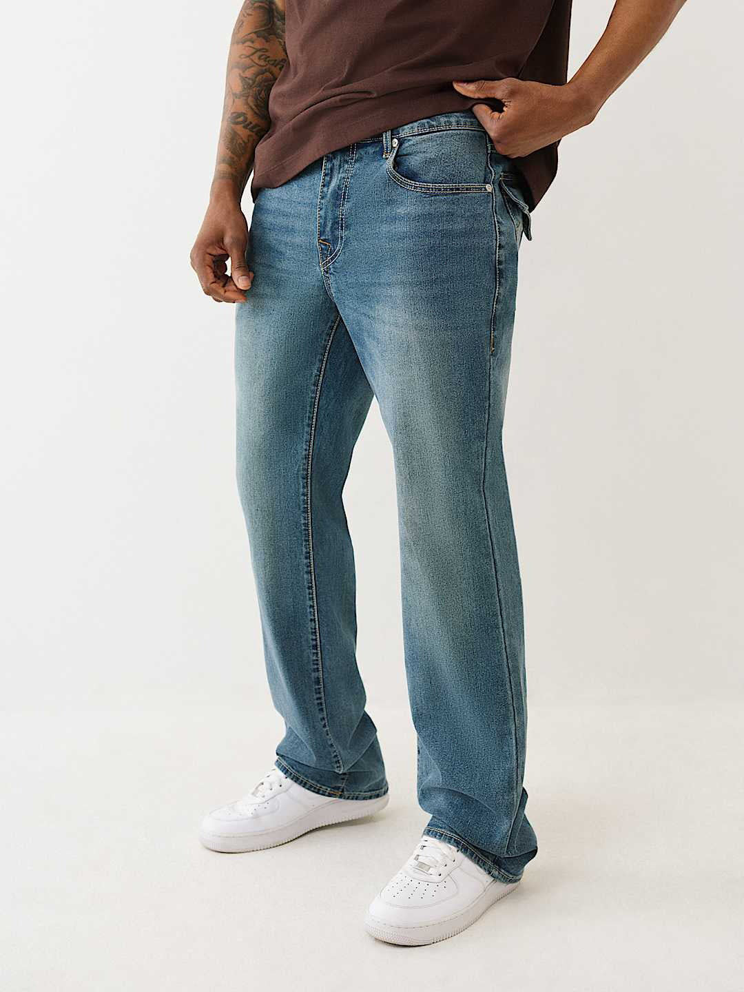 Men sn billy bootcut fit medium wash jeans