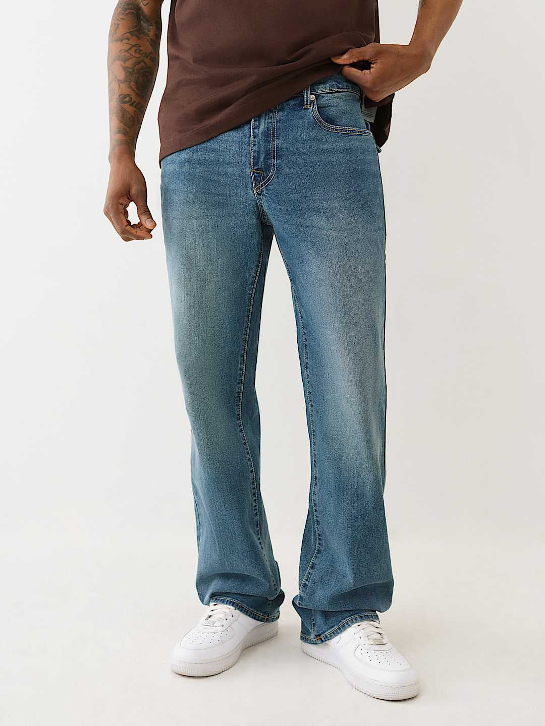Men sn billy bootcut fit medium wash jeans