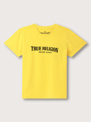True Religion Kids Yellow Regular Fit Tshirt