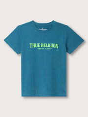 True Religion Kids Teal Regular Fit Tshirt