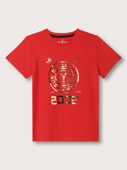 True Religion Kids Red Regular Fit Tshirt