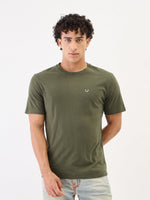 True Religion Men Green Round Neck Tshirt