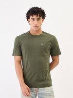 True Religion Men Green Round Neck Tshirt