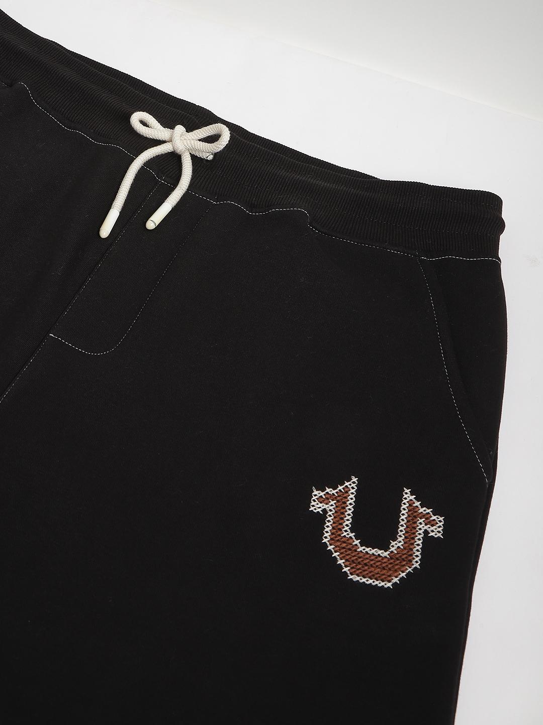 Men solid mid-rise sweatpant