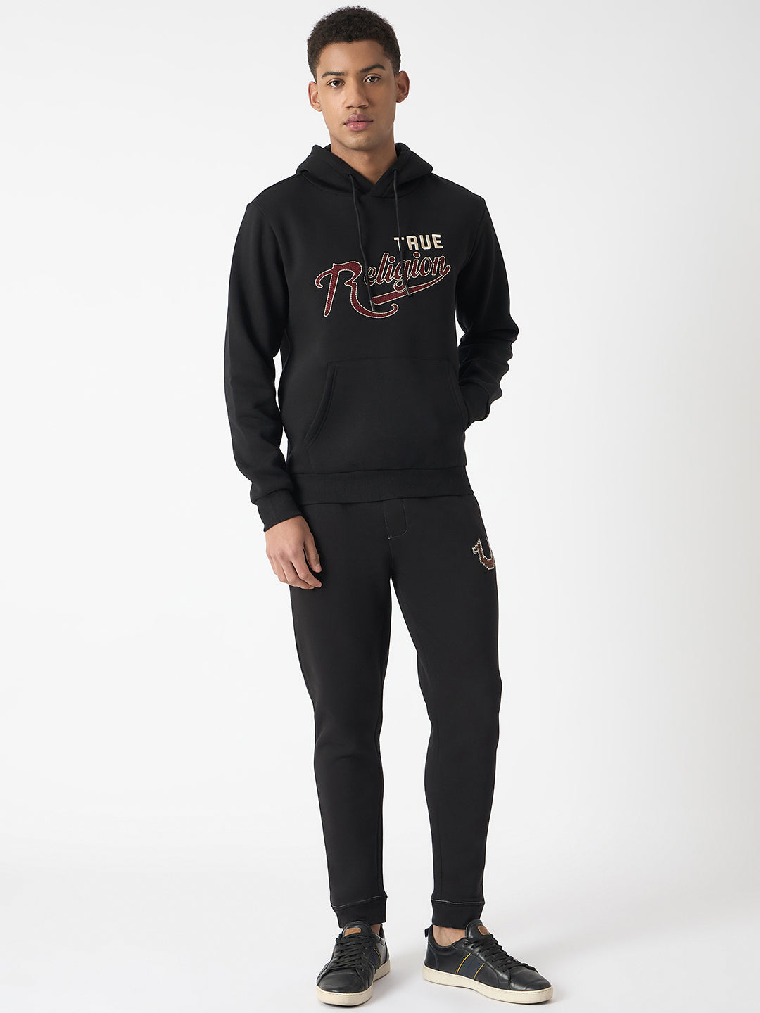 True Religion Men Solid Mid-Rise Sweatpant