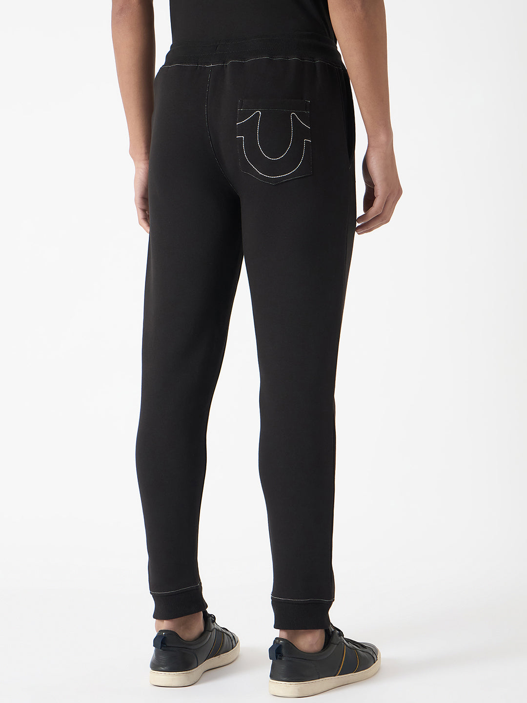 True Religion Men Solid Mid-Rise Sweatpant