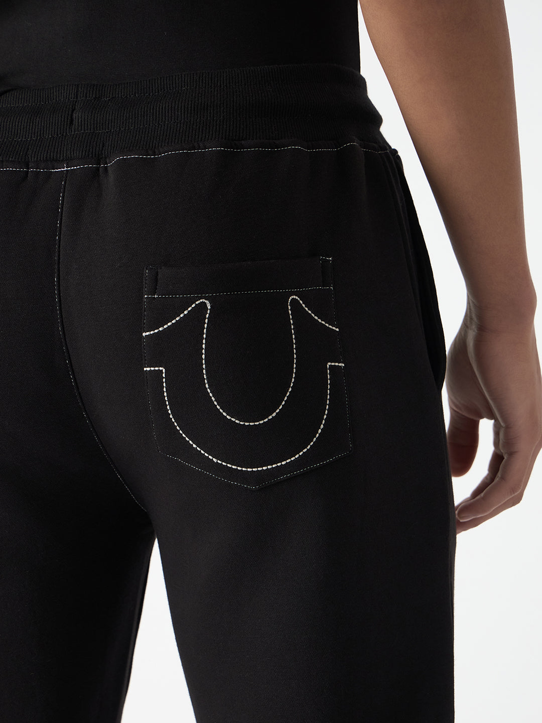 True Religion Men Solid Mid-Rise Sweatpant