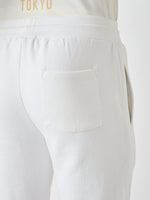 True Religion Men White Solid Regular Fit Mid-Rise Joggers Style Sweatpant
