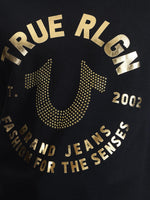 True Religion Men Printed Round Neck Short Sleeves Tshirt