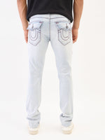 True Religion Men Blue Slim Fit Washed Jeans