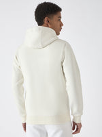 True Religion Men White Solid Hooded Full Sleeves Sweatshirt