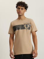 True Religion Men Printed Round Neck Short Sleeves Tshirt
