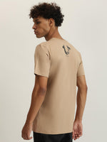 True Religion Men Printed Round Neck Short Sleeves Tshirt