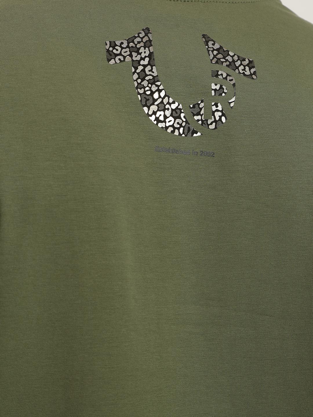 True Religion Men Printed Round Neck Short Sleeves Tshirt