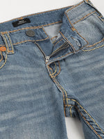 True Religion Men Super T Rocco Slim Fit Medium Wash Jeans