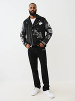 True Religion Sn Ricky Straight Fit Black Mid Rise Solid Jeans