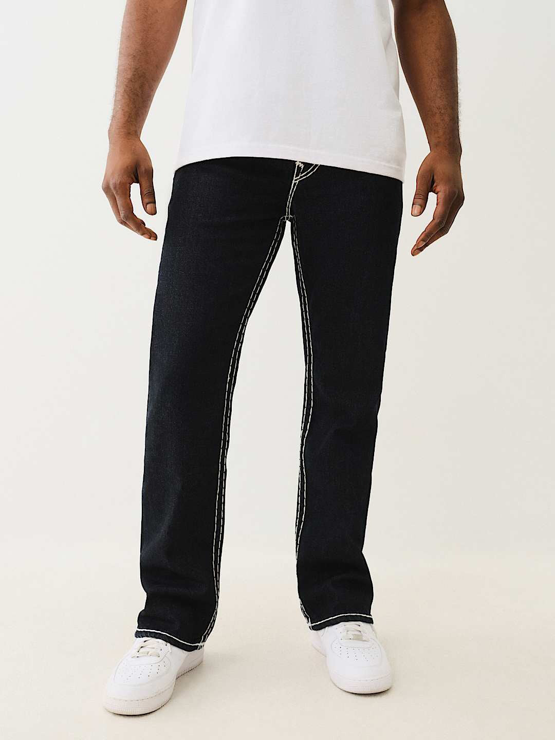 True Religion Super T Billy Bootcut Blue Mid Rise Washed Jeans