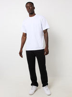 True Religion Sn Ricky Straight Fit Black Mid Rise Solid Jeans