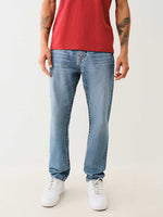 True Religion Big T Geno Skinny Fit Blue Mid Rise Washed Jeans
