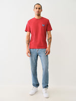 True Religion Big T Geno Skinny Fit Blue Mid Rise Washed Jeans