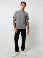 True Religion Sn Geno Skinny Fit Black Mid Rise Solid Jeans