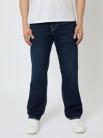 True Religion Men Blue Washed Big T Ricky Jeans
