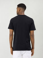 True Religion Men Black Solid Regular Fit T-Shirt