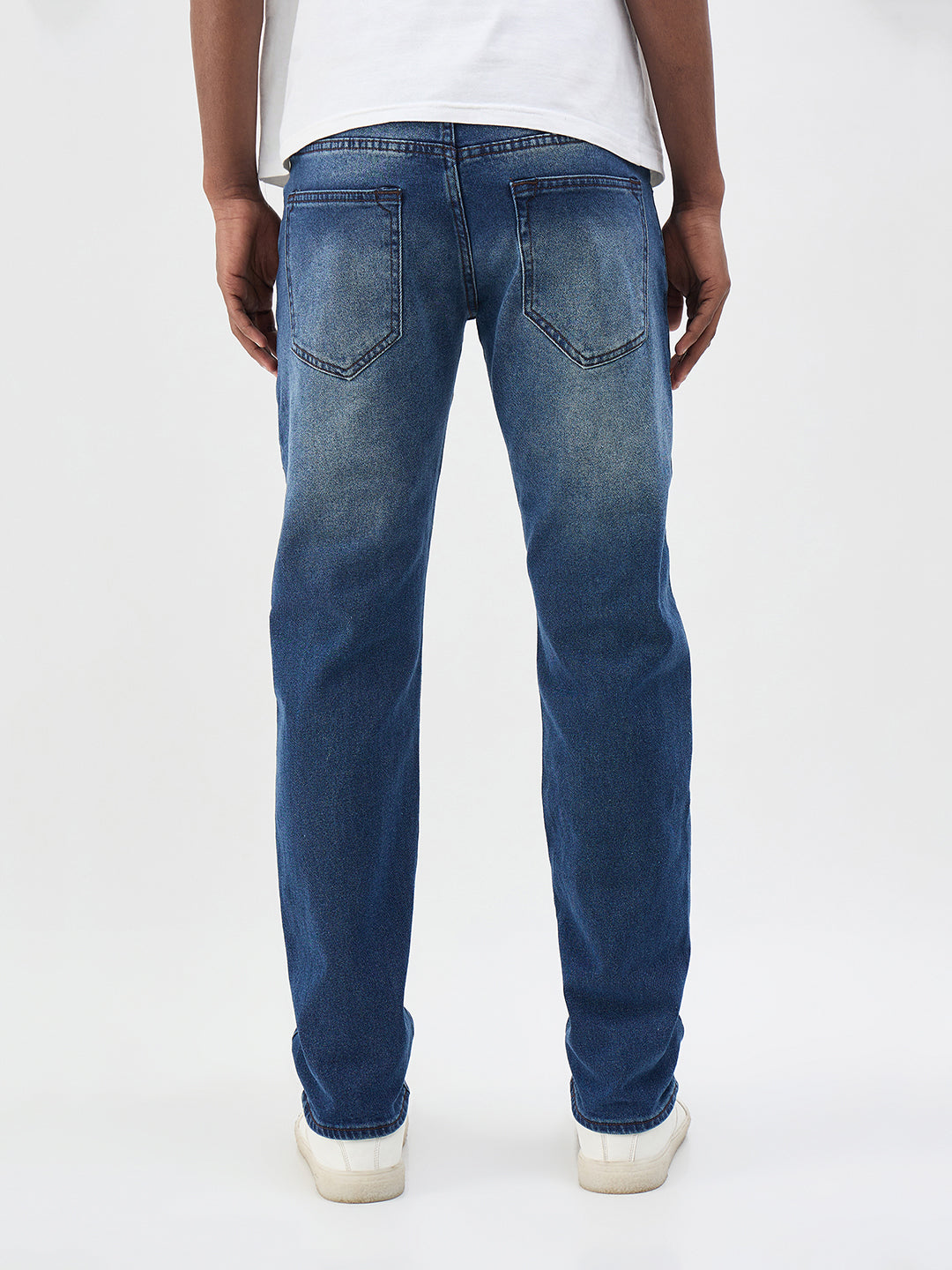True Religion Men Blue Solid Slim Fit Geno Jeans