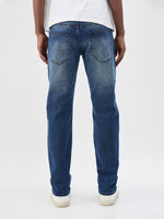 True Religion Men Blue Solid Slim Fit Geno Jeans