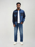 True Religion Men Blue Solid Slim Fit Geno Jeans