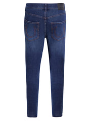 True Religion Womens SN Jennie Skinny Fit Blue Mid Rise Jeans